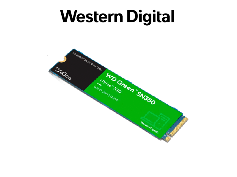 DISCO SOLIDO WESTERN DIGITAL GREEN SN350 NVME 500GB M.2 2280